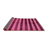 Ahgly Company Indoor Rectangle Oriental Pink Modern Area Rugs, 5 '8'