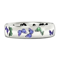 amlbb пръстени за жени дами модна пеперуда пръстен модна творческа пръстена бижута пръстени подаръци за тийнейджърки при клирънс