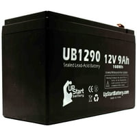 Подмяна на батерията PRO500E - UB Universal запечатана батерия с оловна киселина - Включва два до F терминални адаптери