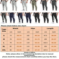Niuer мъже класически годни за средна талия дълги мъжки мъжки ежедневни харема панталони за теглене на тренировка еластична талия дишащи панталони черно a xl