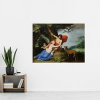 Abraham Bloemaert Venus и Adonis Extra Extra Extra Gare Art Print Starl Mural Poster Premium XL