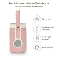Meterk преносима бебешка бутилка Затопляне нива постоянно затопляне на температурата за кърмене нощно хранене ежедневно употреба пътуване