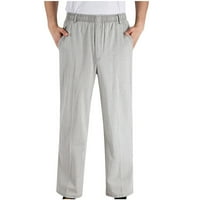 Giligiliso College Young Adult Fashion Many Lightweight Lagual Long Pants Еластична талия на талията удобни джобни панталони