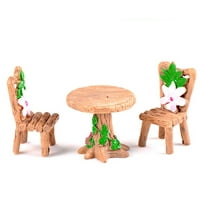 Маси и столове миниатюрни приказни градини орнамент DIY Декор аксесоари за кукла