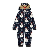 Tejiojio Kids Clothing Holiday Gift Модна коледна печат Семейство Европейски и американски пижами