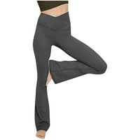 Auroural дамски панталони клирънс дамски стрии йога гамаши фитнес работещи фитнес спортове с пълна дължина активни панталони