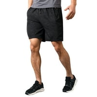 Rovga Mens Pants Sport Camo Print Lace-Up къси панталони спокойни еластични панталони на талията на талията