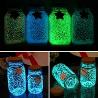 10g светещи частици сияят в тъмната риба резервоар аквариум флуоресцентен пясък декор