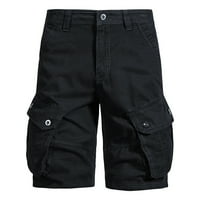Мъжки къси панталони от мъжки мъжки плюс размери Мулти джобове къси панталони на открито бойни къси панталони Lounge Travel Cargo Shorts