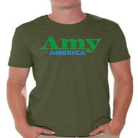 Неудобни стилове Ейми Клобучар за президент Политическо облекло тениска за мъже за мъже риза Ейми за Америка ризи за мъже Патриотични дрехи за събиране на дрехи Ейми Клобучар Подаръци Подаръци