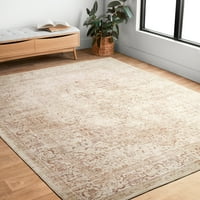 Alexander Home Austen Antique Washed Traditional Area Rug 5 '8' 5 '8' правоъгълник