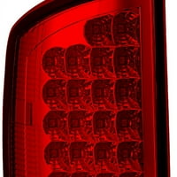Подходящи 07- RAM 07- RAM Pickup Red Clear LED Западни лампи Лампи Избрани: 2007- Dodge Ram 1500, 2007- Dodge Ram 2500