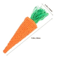 Домашен любимец, изтъкани кътници великденски морков за домашни любимци моларни играчки за домашни любимци