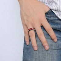 Черупка титаниев пръстен мъже Популярен изискан пръстен прости модни бижута Популярни аксесоари
