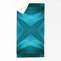 Cafepress - Абстрактна геометрична шарка - голяма плажна кърпа, мека 30 x60 кърпа с уникален дизайн