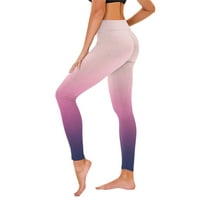 Giligiliso Clearance летни йога панталони за жени дами стрии йога гамаши фитнес за фитнес спорт с пълна дължина активни панталони йога с пълна дължина панталони
