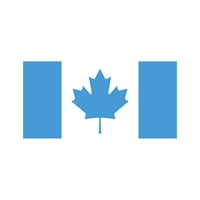 Канадски стикер на знамето Decal Die Cut - самозалепващо винил - устойчив на атмосферни влияния - направен в САЩ - много цветове и размери - Канада Maple Leaf