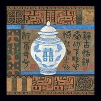 Ориенталска ваза II печат на плакат от неизвестно неизвестно F101633