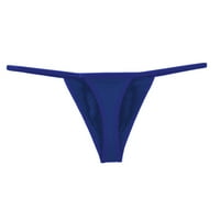 интими за жени Мъжки долни гащи Отворена талия с въртяне на бельото на бельо GString ниски гащи тъмно синьо + xl + xl