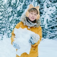 Зимна слушалка Котешки уши зимни плюшени по -топло ухото покритие за глава зимен аксесоар за деца тийнейджърки момичета момчета