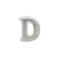 Mia Diamonds Solid Sterling Silver Reflections Lett D Bead