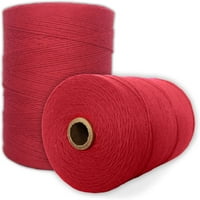 памучен конец за основата, основна прежда, идеална за тъкане: килим, гоблен, килим, одеяло или шаблон - изкривяване на нишка за всеки стан