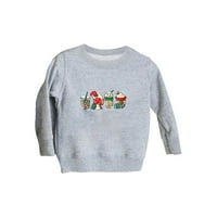 Коледен родителски детски костюм Небрежен отпечатан пуловер с дълъг ръкав деца Коледни мъже пижами за семейство