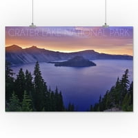 Национален парк Кратер Лейк, Орегон, въздушен изглед