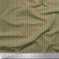 Soimoi Rayon Fabric Heart Shirting Printed Fabric Yard Wide