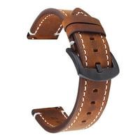 Rosnek Soft Leather Watch Band каишка, заместващи ленти, винтидж смарт часовници за китки