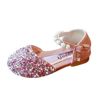 Маратонки за малки деца bling bowknot деца бебе сандали единични обувки принцеса перли момичета бебешки обувки