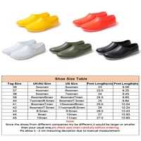 Gomelly Unise Garden Shoes Slip устойчив каучук обувка леки дъждовни ботуши комфорт кухненска обувка за кухня жени мъже жени мъжки дъга жълто 10 8
