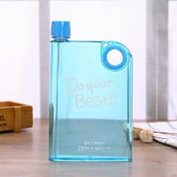 Циклична преносима квадратна прозрачна бутилка питейна вода