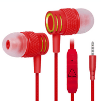 Комплект Urban R Wired в ухо слушалки с MIC за остри MS с кабел без заплитане, шум, изолиращи слушалки дълбоки баси, в силиконови съвети за уши за пъпка
