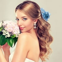 Rosarivae елегантна коса нокти за цветя цветна голяма коса нола за жени за жени
