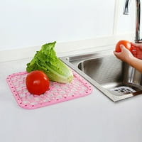 Kakina S Clearance Plastic Plastic Kitchen Sink Protector Изцеждане на мат Deluxe анти-плъзгане на драска