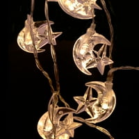 Star Moon Light Strings, подходящ за сватбена партия семейна градина спалня на открито интериорна украса