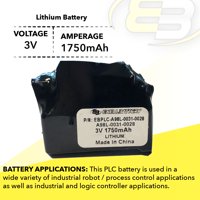 3V 1750mAh Литиева батерия, съвместима с Fanuc A02B-0323-K102, A98L-0031-0028