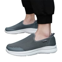 Професионални обувки за мъже Небрежни маратонки за мъже Модни летни мъже маратонки Дишаща мрежа Плитки уста хлъзне на леки ежедневни обувки 40