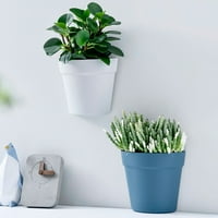 jiaroswwei полукръг растение бонсай цветна саксийна кофа за стена монтиране на офис декор за дома
