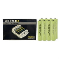 Powere MH-C204FA AA AAA Smart Battery Charger & AAA NIMH батерии
