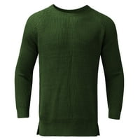 Мъжки пуловер на Gubotare и пуловер солиден есен за мъжки блуза от жилетка за блуза с дълги мъжки пуловери