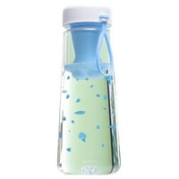 Hesroicy 550ml вода бутилка топлина устойчива на течове котешки нокти чай филтър черешови цветове печат вода чаша за дома