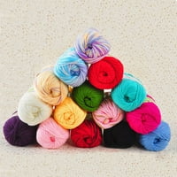 Wirlsweal 50g мек комфорт твърд цвят вълнена прежда DIY Ръчно плетене на плетене на плетене на една кука