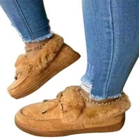 Lacyhop жени мокасини мокасини се подхлъзват върху чехли домашни обувки на открито хляба Размер 4-12