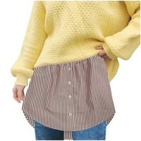 koaiezne модни жени универсални пуловерни пола с пола от долна половина и ripeswomens мини поли