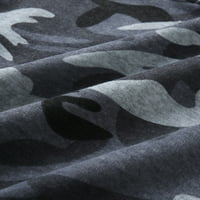 Поло ризи за мъжки райета плисирана ръкав от ръкав с камъни с качулка с качулка