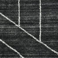 Ръчно изработен съвременен килим за сива зона 8