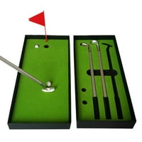 Mini Course Desktop Golf Club Ball Слагането
