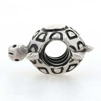 Pandora Sterling Silver Turtle Charm пенсиониран животински мъниста - 790158